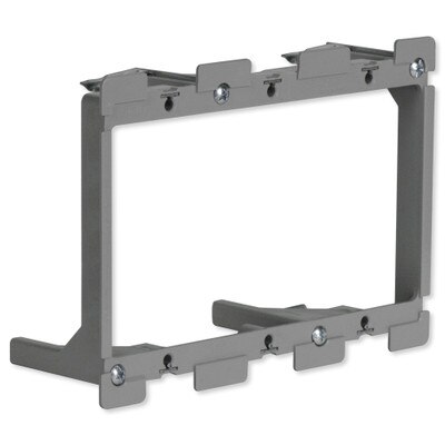 On-Q/Legrand Low-Voltage Swing Bracket for Retrofit, 3-Gang